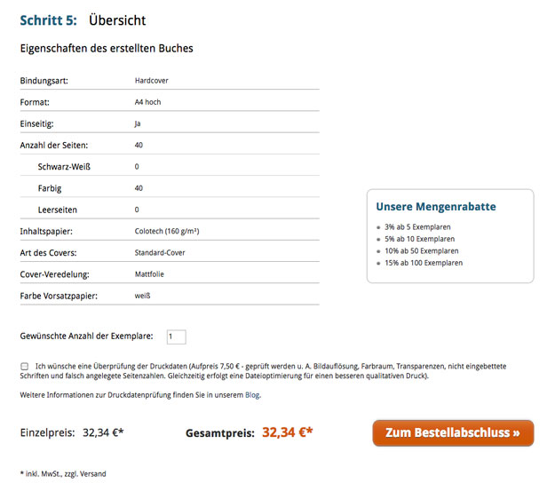 Schritt 5: Übersicht