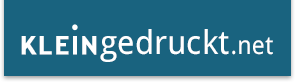 kleingedruckt-Logo